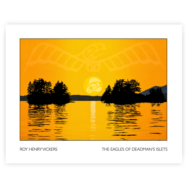 The Eagles of Deadman's Islets - ART CARD – Roy Henry Vickers Gallery