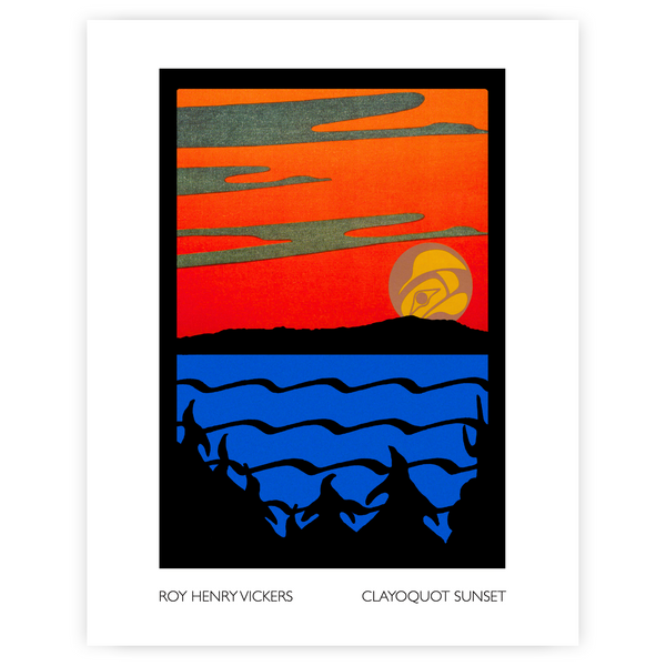 CLAYOQUOT SUNSET - ART CARD – Roy Henry Vickers Gallery