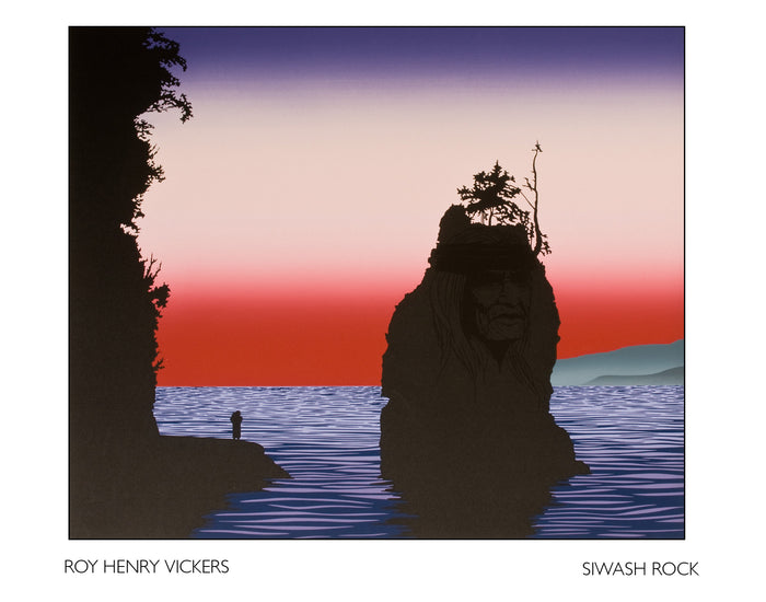 SIWASH ROCK - ART CARD
