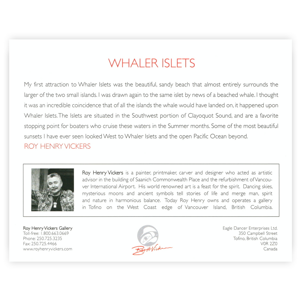 WHALER ISLETS - ART CARD