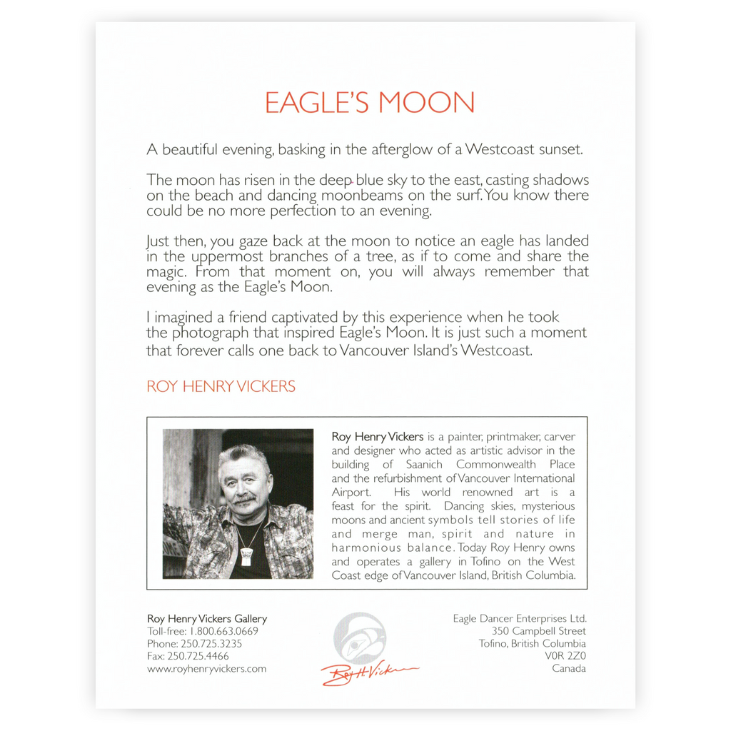 EAGLE'S MOON - ART CARD