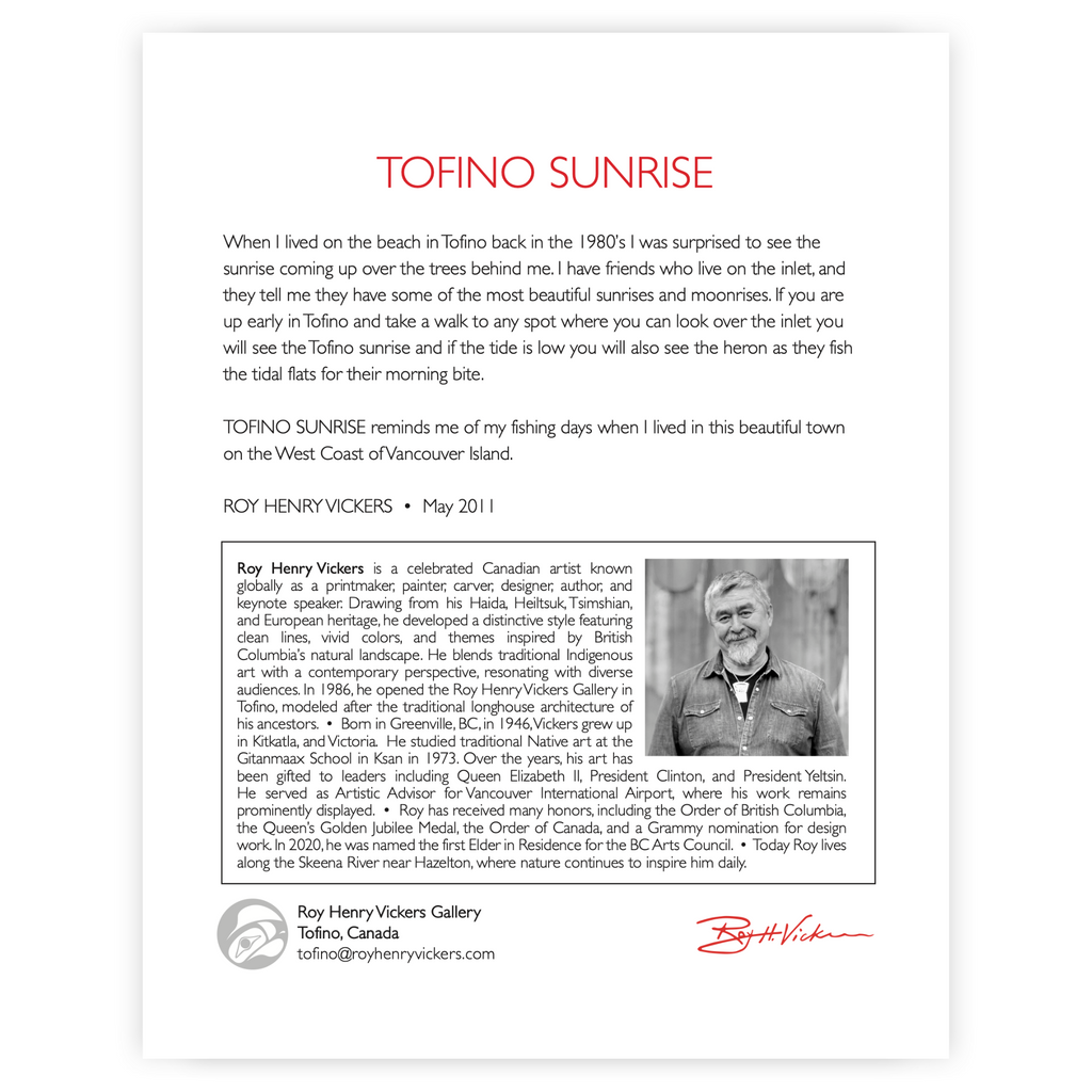 Tofino Sunrise - ART CARD