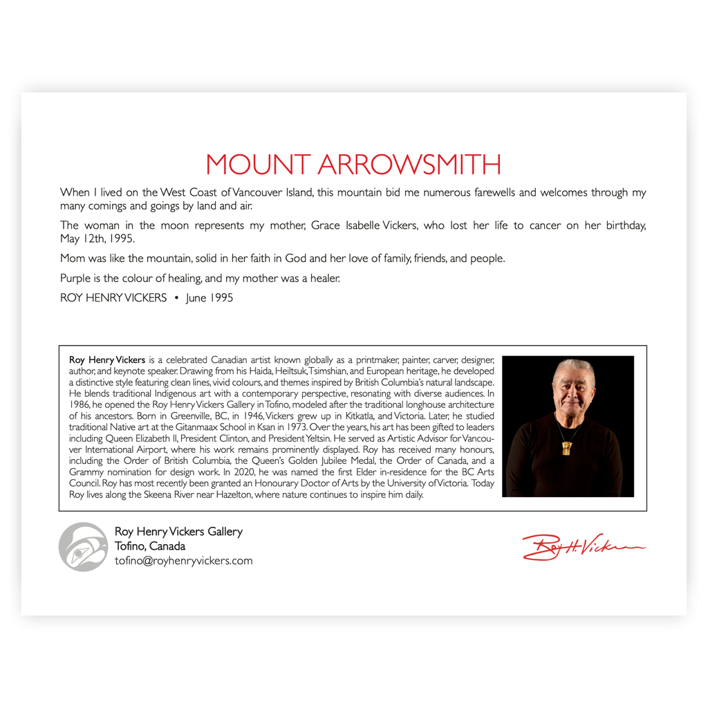 Mount Arrowsmith - ART CARD