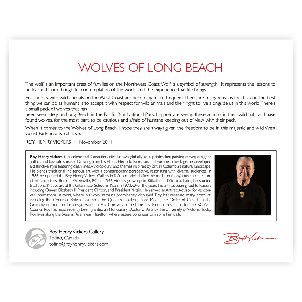 WOLVES OF LONG BEACH - ART CARD