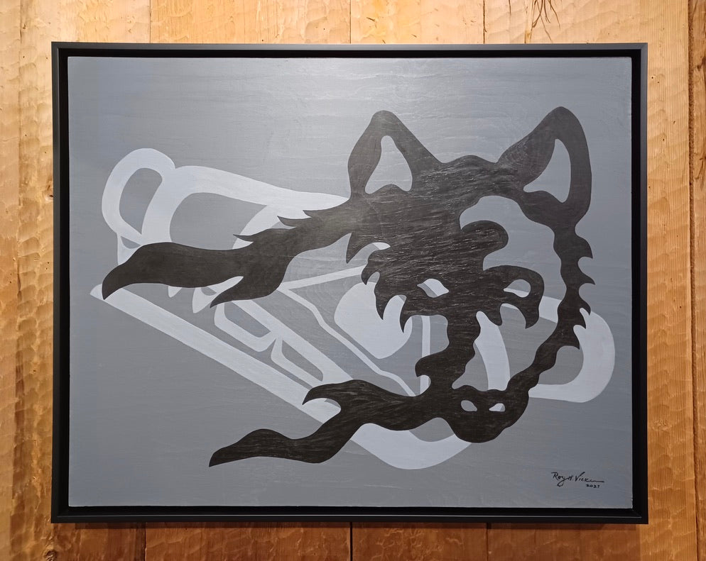 Wolf PAINTING Roy Henry Vickers Gallery Roy Henry Vickers Calendar 2025