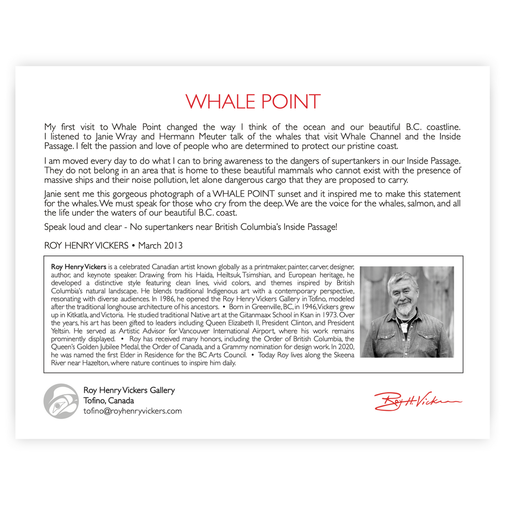 Whale Point - ART CARD