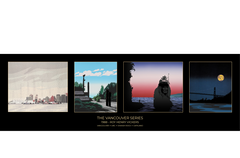 VANCOUVER SERIES -  POSTER - VANCOUVER, UBC, SIWASH ROCK, CAPILANO (HORIZONTAL)