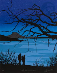 NEW MOON, WILLOWS BEACH - POSTER
